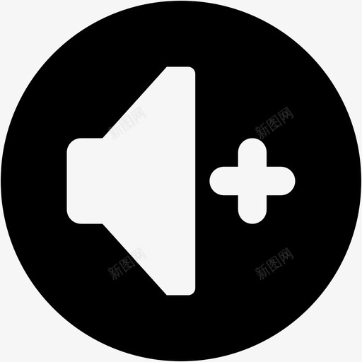 音量音频收听图标svg_新图网 https://ixintu.com 声音 扬声器 收听 音乐 音乐播放器 音量 音频
