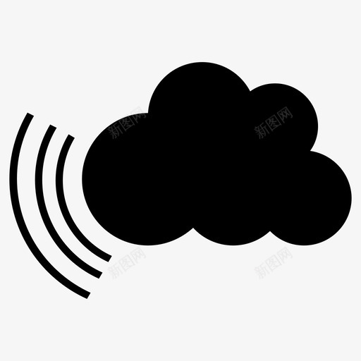 在线云移动图标svg_新图网 https://ixintu.com 云 在线 移动 网络