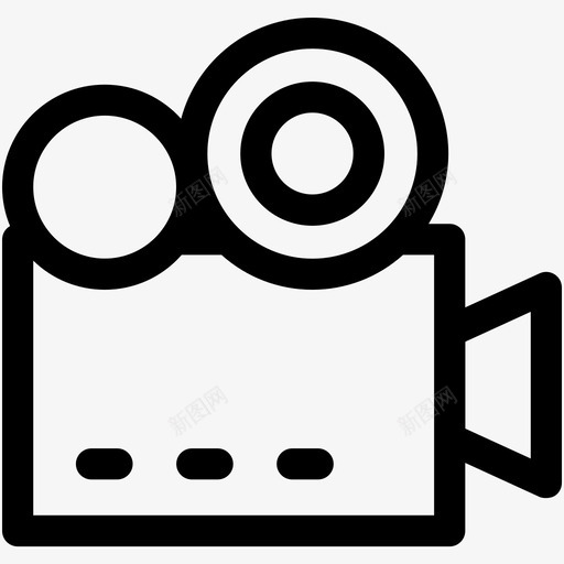 摄像机胶卷摄像机胶片录像机图标svg_新图网 https://ixintu.com 摄像机 电子图标集 胶卷摄像机 胶片录像机