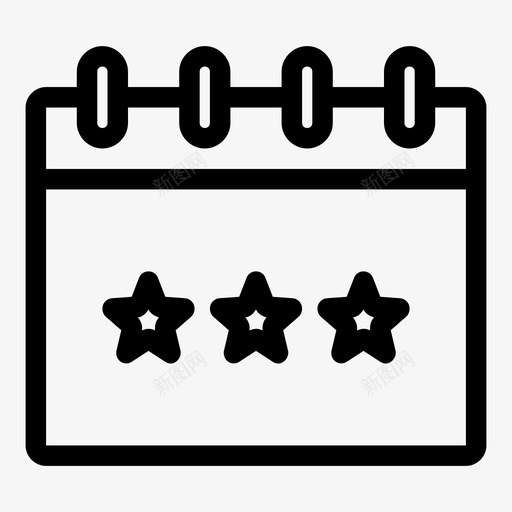 事件分级标记日历计划图标svg_新图网 https://ixintu.com 事件分级 任务提醒 挂历 标记日历 计划
