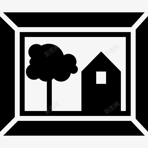 带边框的用于家居装饰艺术图标svg_新图网 https://ixintu.com 家居用品 带边框的图片 用于家居装饰 艺术
