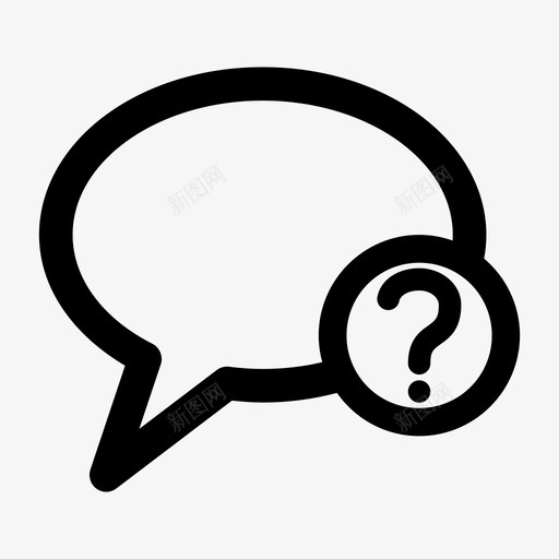 未知聊天泡泡聊天应用程序对话图标svg_新图网 https://ixintu.com 对话 未知聊天泡泡 网络 聊天 聊天应用程序 聊天泡泡 语音泡泡
