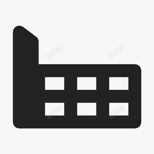 工厂分公司工业图标svg_新图网 https://ixintu.com 分公司 制造商 商店 工业 工厂