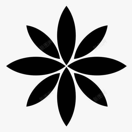 花美巴西图标svg_新图网 https://ixintu.com 巴西 植物 美 自然 花