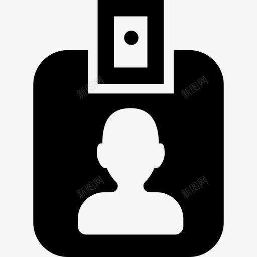 男性的名片名片图标svg_新图网 https://ixintu.com 名片 男性的名片
