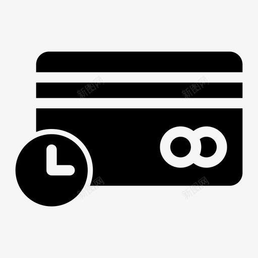 银行卡等待1atm卡图标svg_新图网 https://ixintu.com 1 atm卡 信用卡 借记卡 加载 安全资金 银行卡等待
