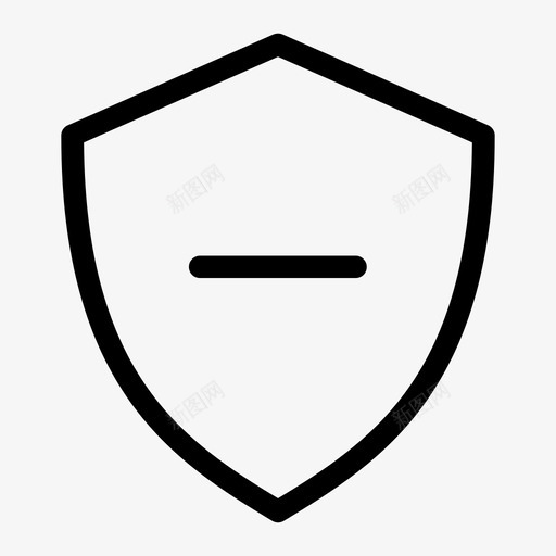 屏蔽删除防病毒防御图标svg_新图网 https://ixintu.com 安全 安全徽章 屏蔽删除 程序 防御 防病毒