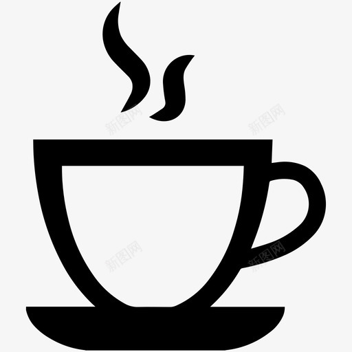 咖啡饮料早餐图标svg_新图网 https://ixintu.com 咖啡 咖啡因 早餐 杯子 茶 茶杯 茶碟 饮料