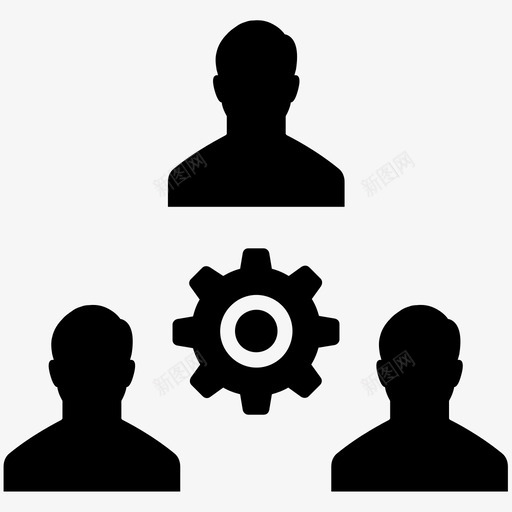 团队合作cog齿轮图标svg_新图网 https://ixintu.com cog 人员 团队合作 小组 小组第一卷 生产力 集成 齿轮