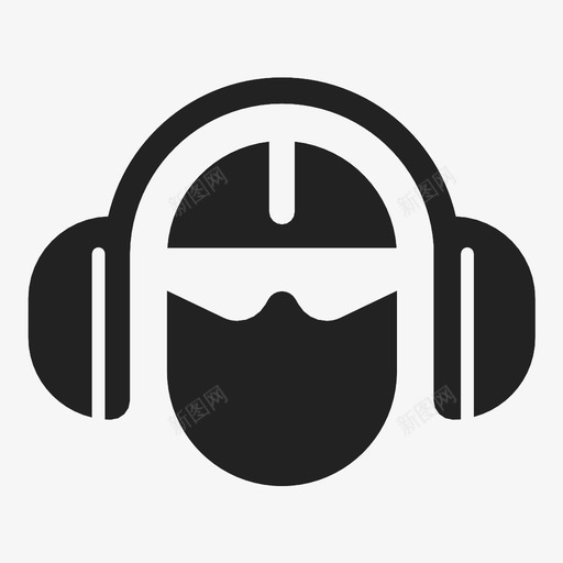 dj磁盘骑师图标svg_新图网 https://ixintu.com DJ头像 dj 声音 歌曲 混音 磁盘 骑师