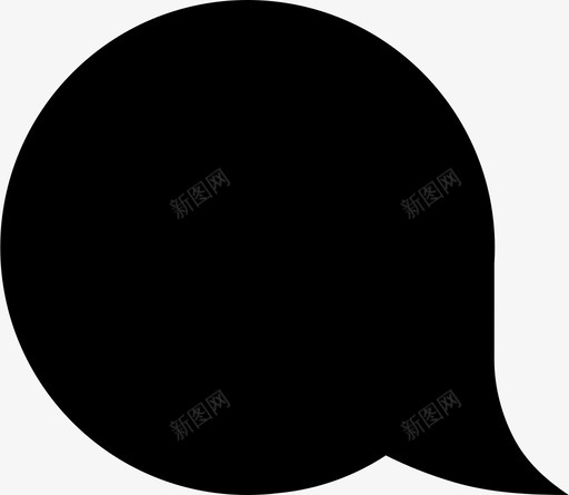 语音气泡聊天消息图标svg_新图网 https://ixintu.com 发送 文本 消息 聊天 语音气泡