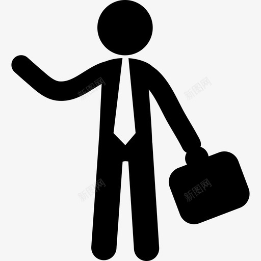 商人一手拎着手提箱站着另一只手举着去抓交通工具人图标svg_新图网 https://ixintu.com 人 另一只手举着去抓交通工具 商人 商人一手拎着手提箱站着