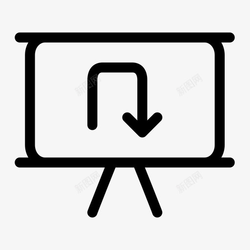 拒绝投影屏幕取消返回图标svg_新图网 https://ixintu.com 取消 拒绝投影屏幕 返回