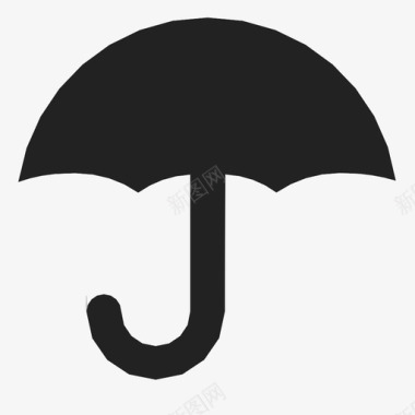 伞雨水图标图标