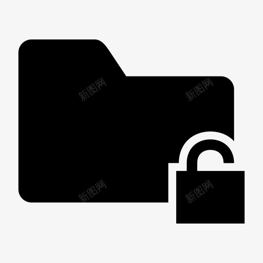 文件夹解锁保护密码图标svg_新图网 https://ixintu.com 保护 内容 可读 密码 打开挂锁 数据存储 数据库 文件夹解锁 文件存储 组织数据 访问