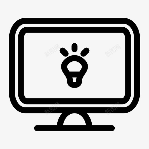 电脑创意辉煌灯图标svg_新图网 https://ixintu.com 光 灯 电脑创意 辉煌