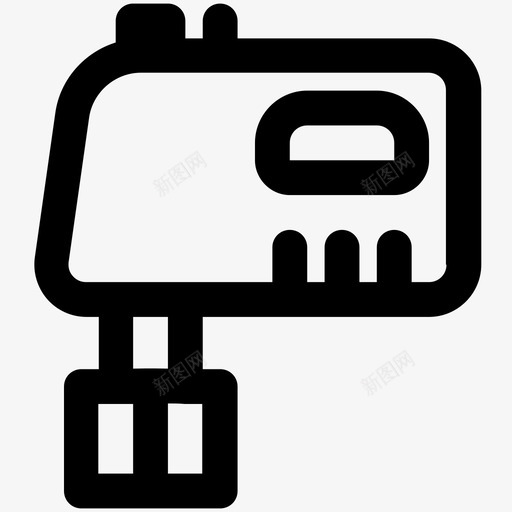 手工搅拌机烘焙蛋糕图标svg_新图网 https://ixintu.com 厨房 厨房用具 手工搅拌机 烘焙 蛋糕