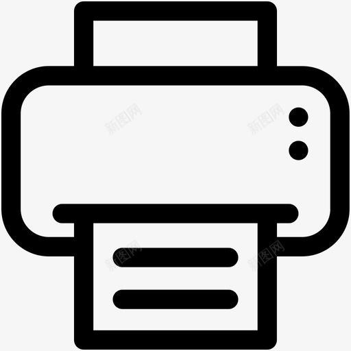 打印机电子设备教育图标集svg_新图网 https://ixintu.com 打印机 教育图标集 电子设备