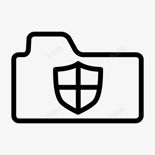 受保护文件夹防病毒数据图标svg_新图网 https://ixintu.com 受保护文件夹 数据 文件夹 防病毒