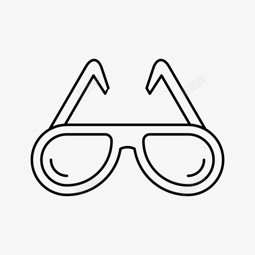 眼镜眼睛太阳镜图标svg_新图网 https://ixintu.com 太阳镜 眼睛 眼镜