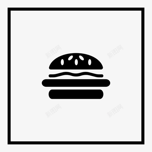 垃圾食品垃圾食品系列汉堡菜单图标svg_新图网 https://ixintu.com 垃圾食品 垃圾食品系列汉堡菜单