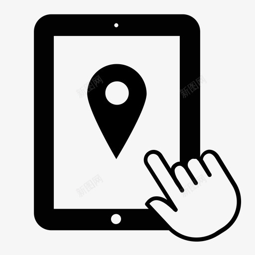 移动地理定位小工具交互式图标svg_新图网 https://ixintu.com ipad pin 交互式 交互式移动 小工具 移动地理定位