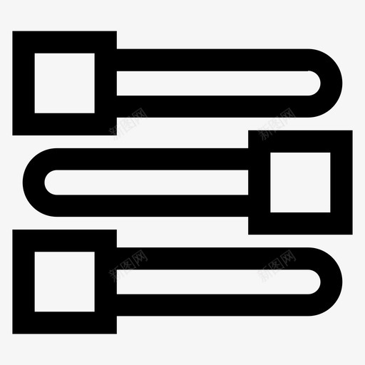 设置手柄机构图标svg_新图网 https://ixintu.com 手柄 机构 档位设置 设置 调谐 选项