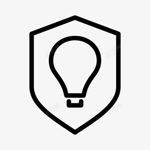 防病毒轻巧高安全性图标svg_新图网 https://ixintu.com 安全理念 日志设计 理念保护 轻巧 防病毒 高安全性