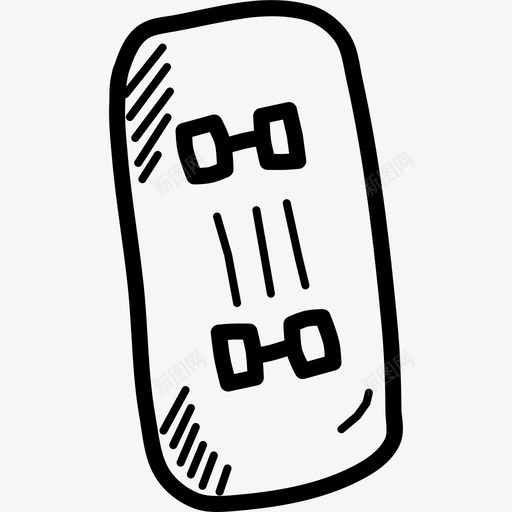 滑板轮子青少年图标svg_新图网 https://ixintu.com 乐趣 体育手绘涂鸦 木头 活动 滑冰 滑板 跳跃 轮子 青少年 骑马