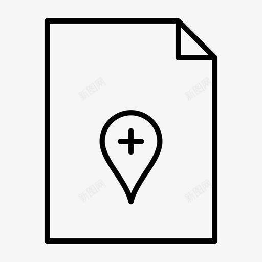 页面位置添加精简添加位置加图标svg_新图网 https://ixintu.com 加 添加位置 页面位置添加精简