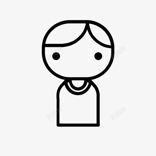 男人男孩兄弟图标svg_新图网 https://ixintu.com 兄弟 家庭 男人 男孩 青少年