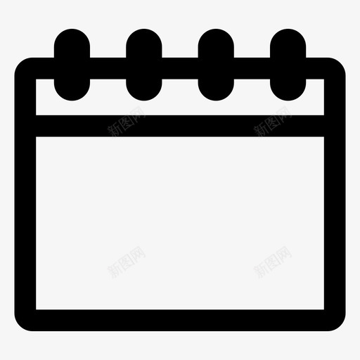 日历标记事件月历图标svg_新图网 https://ixintu.com 任务计划器 挂历 日历 月历 标记事件 计划