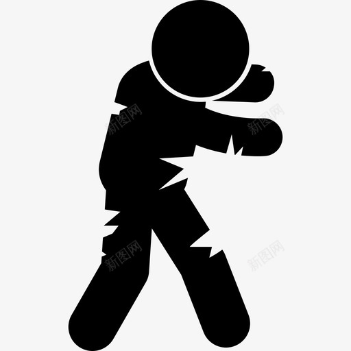 会走路的男性僵尸人僵尸图标svg_新图网 https://ixintu.com 人 会走路的男性僵尸 僵尸