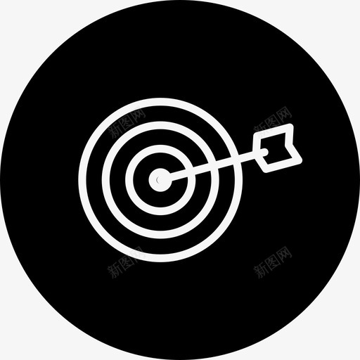 奥运会射箭项目图标svg_新图网 https://ixintu.com 奥运会射箭项目