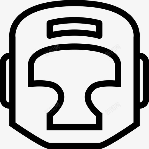 拳击头盔设备健身房图标svg_新图网 https://ixintu.com 体育设备概述 健身房 拳击头盔 训练 设备 运动