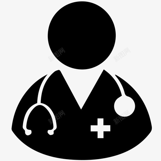 医疗机构医生医院图标svg_新图网 https://ixintu.com 医务人员 医学 医生 医疗机构 医院