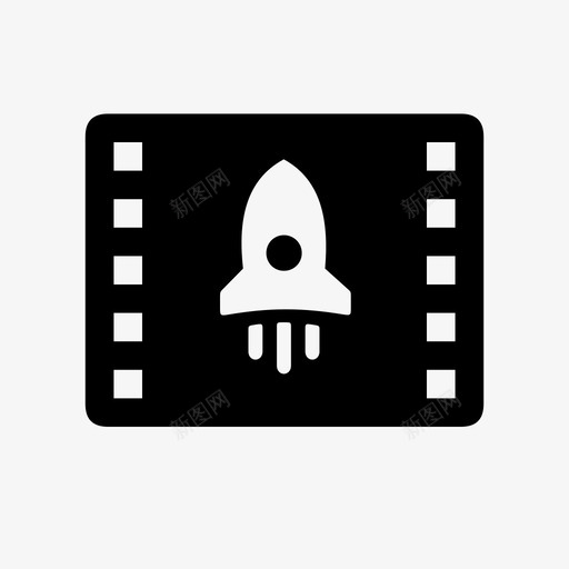 电影空间剪辑电影图标svg_新图网 https://ixintu.com 剪辑 电影 电影空间 科幻 视频