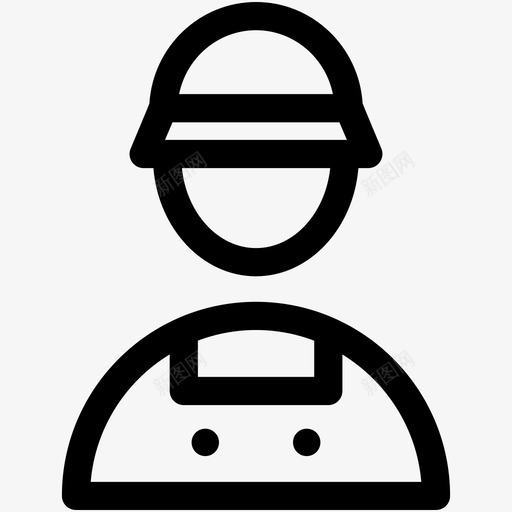 人孩子送货员图标svg_新图网 https://ixintu.com 人 他 他们 化身可爱的图标 她 孩子 老人 送货员