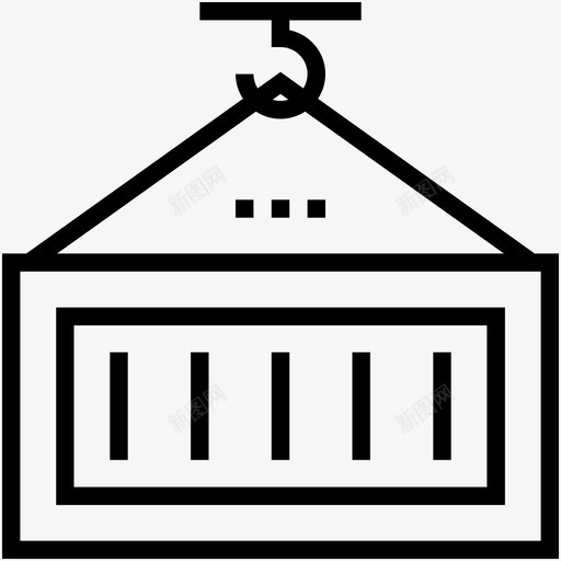 货柜货物imagse图标svg_新图网 https://ixintu.com imagse 全球物流线图标 海运集装箱 物流配送 装运 货柜 货物 货运集装箱