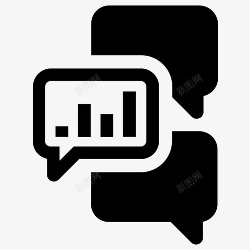 流行图表增加图标svg_新图网 https://ixintu.com 图表 增加 流行 统计 趋势 通讯第五卷