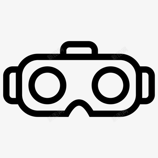 虚拟现实护目镜3doculus图标svg_新图网 https://ixintu.com 3d oculus 电子产品 虚拟现实 虚拟现实护目镜