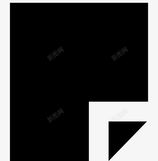 文件空白页面图标svg_新图网 https://ixintu.com 文件 空白 纸张 页面