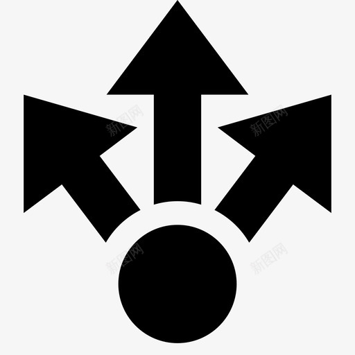 分享广播划分图标svg_新图网 https://ixintu.com 共享 分享 划分 广播 通用字形