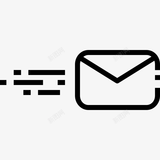 已发送消息电子邮件信封图标svg_新图网 https://ixintu.com 信封 已发送消息 市场营销 推送 新闻稿 电子商务对象 电子邮件 通知