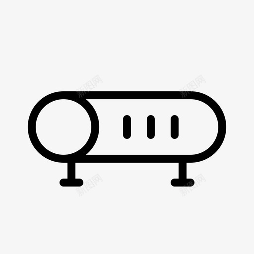 投影仪商务会议图标svg_新图网 https://ixintu.com 会议 商务 投影仪 演示 研讨会