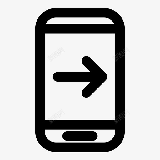 下一部智能手机手机设备图标svg_新图网 https://ixintu.com 下一部智能手机 手机 设备 通知