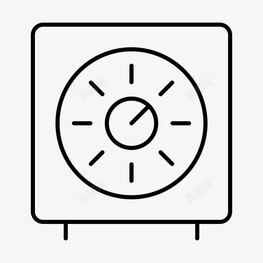 保险箱中介经纪人图标svg_新图网 https://ixintu.com 中介 保险箱 室内 房地产 房子 经纪人