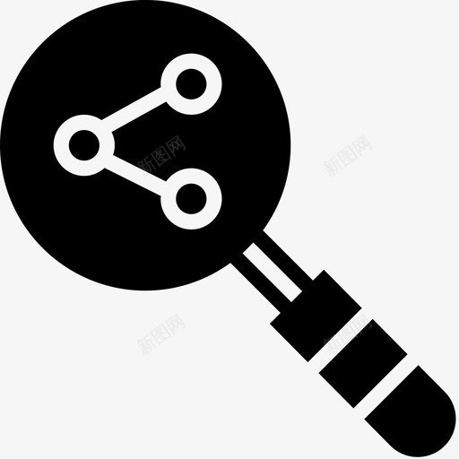 搜索节点互联网搜索引擎优化图标svg_新图网 https://ixintu.com smashicons搜索引擎优化分析固体 互联网 搜索引擎优化 搜索节点 网络