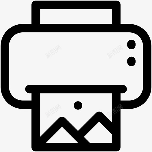 打印机传真图像图标svg_新图网 https://ixintu.com 传真 喷墨打印机 图像 打印机 教育图标集 激光打印机 照片