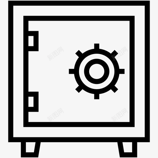 保险柜保险箱组织机构图标svg_新图网 https://ixintu.com 保险柜 保险箱 储物柜 公约 国际贸易 技术人员 现代业务线图标 组织机构 认证 银行保险箱 银行储物柜 银行金库